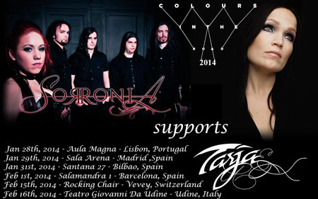 Sorronia, mint Tarja support